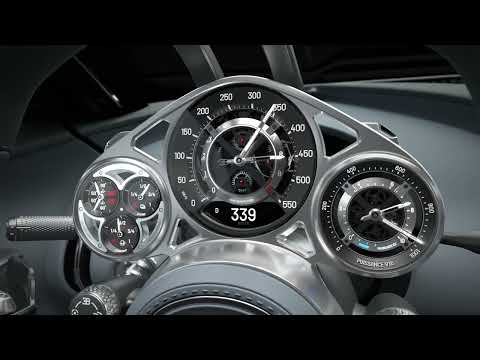 Bugatti Tourbillon - Instrument cluster