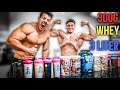 Wer trinkt schneller 3 Liter Whey?🥛300g Protein Battle mit Kotzen🤮