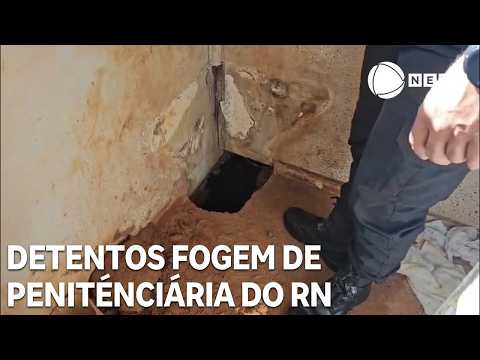 Detentos fogem de peniténciária do Rio Grande do Norte