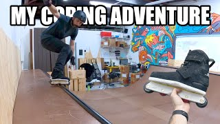Starting My Coping Grind Adventure // Aggressive Inline Skating