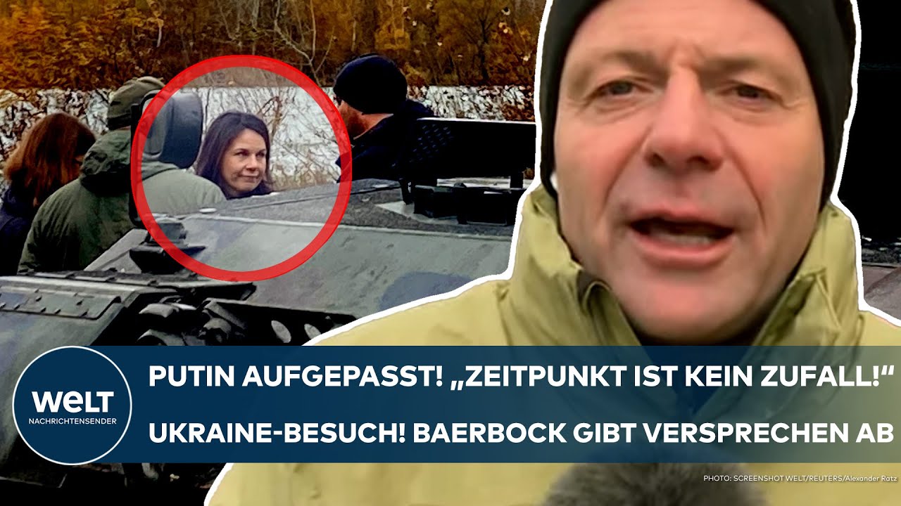 PUTINS KRIEG: "Der Zeitpunkt ist sicherlich kein Zufall!" Ukraine? Baerbock gibt ein Versprechen ab!