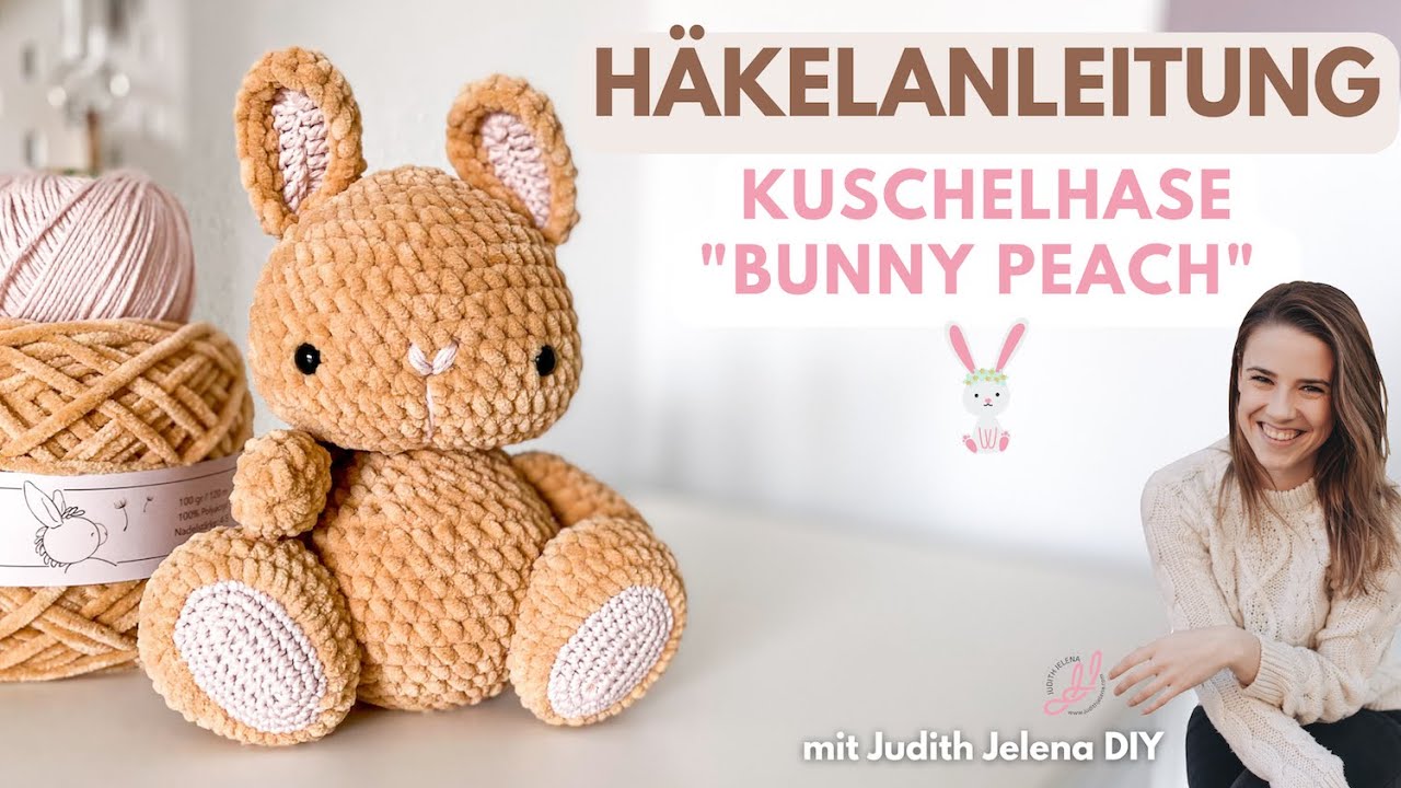 Hase häkeln | Anleitung Kuscheltier | Stofftier für Ostern Amigurumi