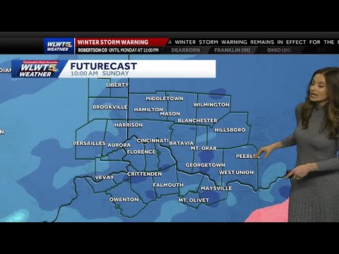 Major winter storm moves into Cincinnati this weekend