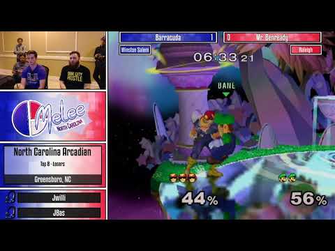 Barracuda (Falcon) vs Mr. BeenReady (Luigi) [Losers Top 8] - NC Arcadian 4