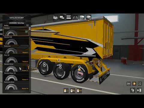 Euro Truck Simulator 2 (2021 11 14) - beta 1.43 - dumper trailers customization