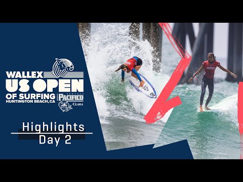 HIGHLIGHTS Day 2 // Wallex US Open of Surfing Presented By Pacifico