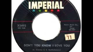 Fats Domino - Don't You Know I Love You - January 28, 1958