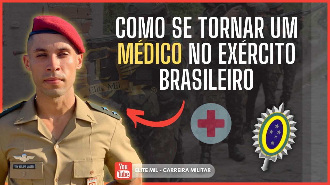 Como você pode se tornar um MÉDICO no Exército Brasileiro