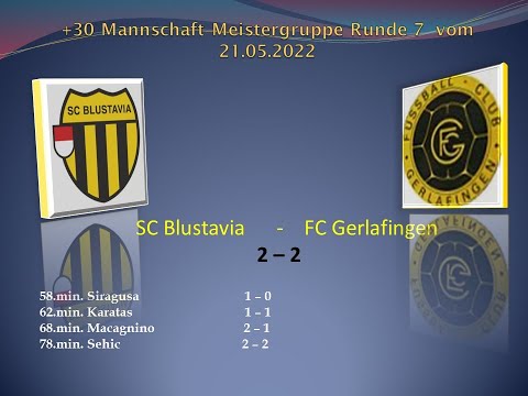 +30 Meisterschaft Meistergruppe SC Blustavia - FC Gerlafingen