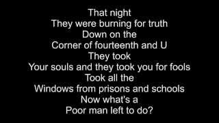 Foo Fighters - The Feast and the Famine Lyrics