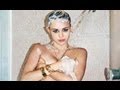Miley Cyrus Poses Nude, Talks Kanye West in.