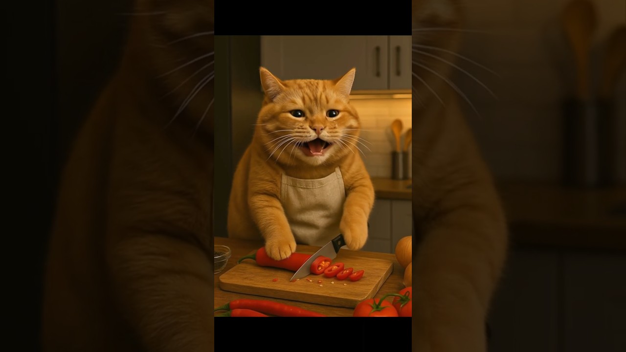 The Gordon Ramsay of Cats: A Hilarious Kitchen Critique – Chef Billi’s Savage Kitchen Judgement!