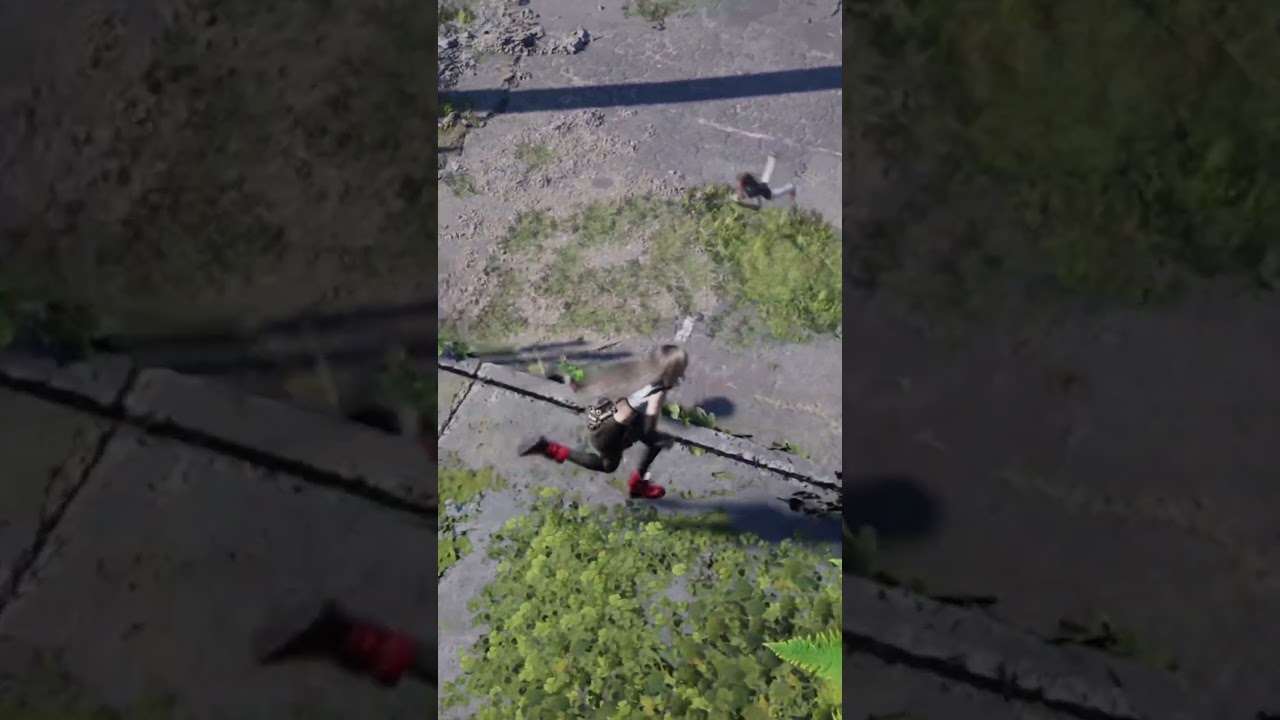 Finally, Aerith got to use grappling hook | #finalfantasy7rebirth #ff7 #gaming