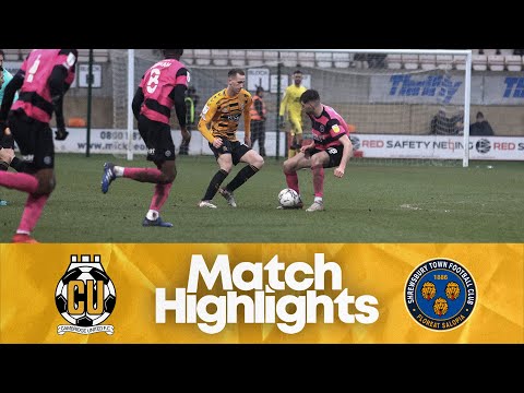 Match Highlights | Cambridge United 0-0 Shrewsbury Town