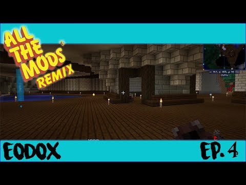 All The Mods 3 Remix: Episode 4: Base Building has Started!