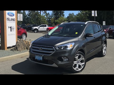 2018 Ford Escape Titanium W/ Moonroof, Nav, AWD Review | Island Ford