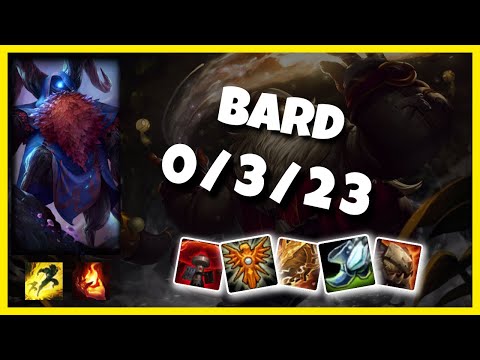 Challenger Bard Support (0/3/23) Gameplay Replay - Patch 10.18