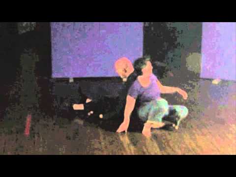 Contact Dance Improvisation -  Megan and Scott - Original music for bamboo flute Scott Buck