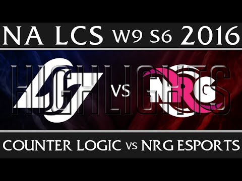 CLG vs NRG Highlights | NA LCS Week 9 Day 1 Spring 2016 S6 | CLG vs NRG Esports