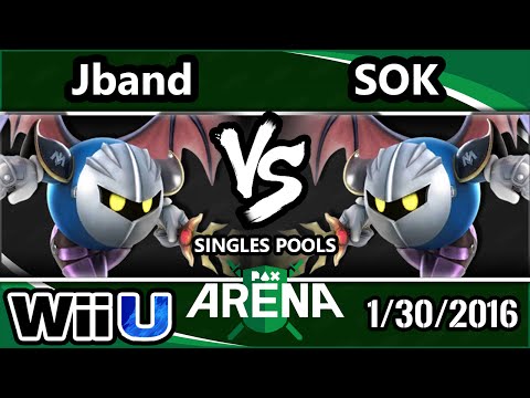 PAX Arena - UA | Jband (Metaknight) Vs. SOK (Metaknight, G&W) SSB4 Pools - Smash Wii U - Smash 4