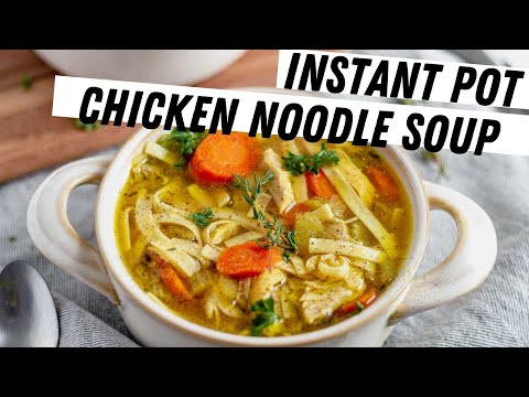 BEST Instant Pot Chicken Noodle Soup Recipe
