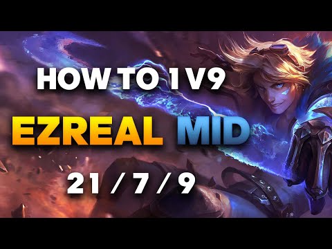 Grandmaster Ezreal Mid Gameplay - How to 1v9 as Ezreal | League of Legends