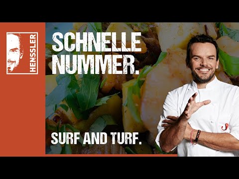 Schnelles Surf and Turf Pfannen-Rezept von Steffen Henssler