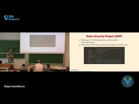 sec4dev 2019 – Kontinuierlich sicher(er) werden – Martin Reinhardt