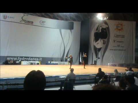 Christina Bischoff / Lukas Moos, A-Klasse, World Masters Rimini 27.05.2012, Fußtechnik