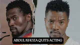 Download lagu Abdul Khoza Leaves The Acting Industry mp3 Download lagu Abdul Khoza Leaves The Acting Industry mp3