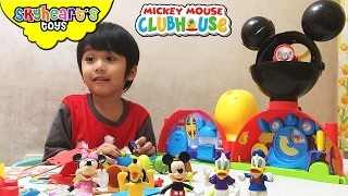 Kid playing with Mickey Mouse Clubhouse Toys for Kids Playtime Donald, Goofy, Pluto Disney Toys