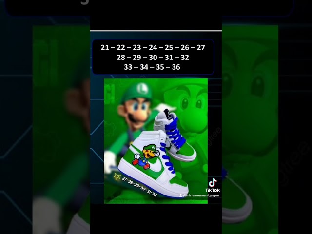 Vídeo relacionado con Super Mario Brothers Hi Top - Zapatillas deportivas con luces para niños, Blue, 30 EU
