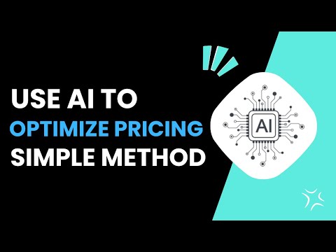 How To Use Ai To Optimize Pricing!