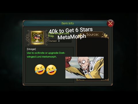 6 Stars MetaMorph dark winged lord just 40k Legacy of Discord