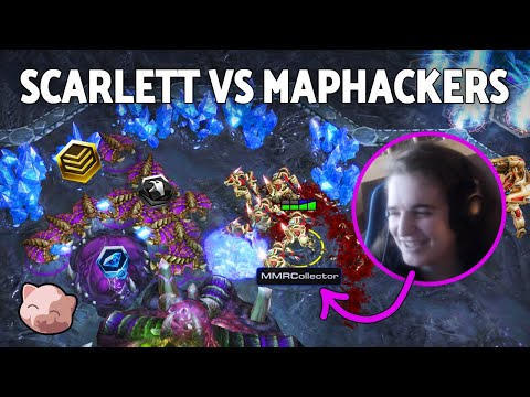 How quickly can SCARLETT destroy MAPHACKERS? (Part 2) | Holdout Challenge - StarCraft 2