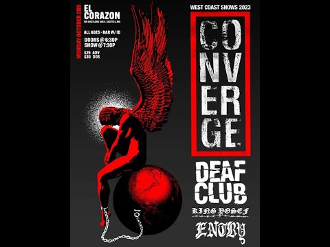 Reflections on two nights of Converge / Deaf Club / King Yosef / Entry - October 2 & 3, 2023