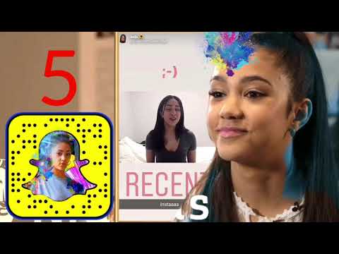 Actress Jade Alleyne singing #5 snapchat story