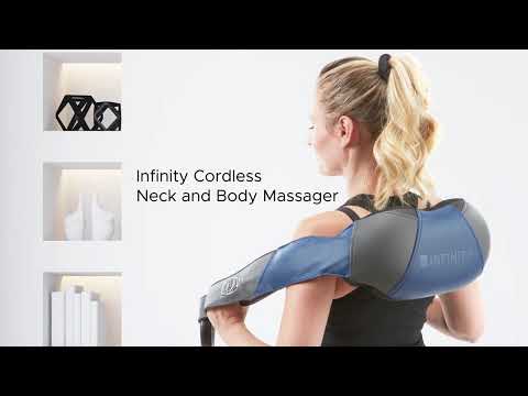 Infinity Cordless Shiatsu Neck and Body Massager with Heat – True