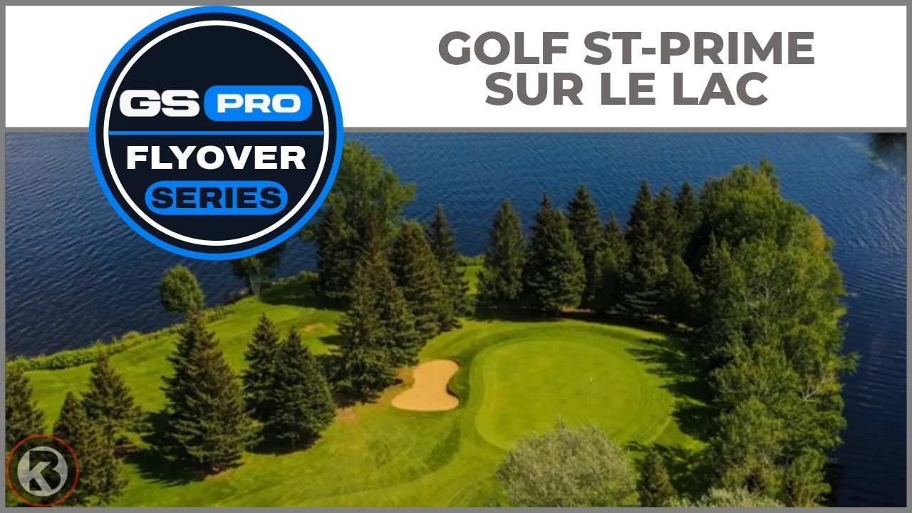 Watch Golf St-Prime Sur le Lac flyover on YouTube