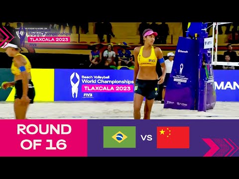 Ana Patrícia/Duda vs. Xue/X. Y. Xia - Round of 16 Highlights | Tlaxcala 2023 #mexbeachvolley