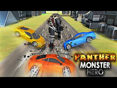 Panther Monster Hero Police Transform Robot Battle Video