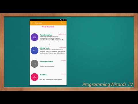 Android Live Courses S1E8 :Scientists App-  MySQL Load More Pagination RecyclerView