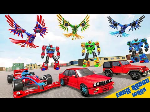 Eagle Robot Car Games – Formula Car Robot Games 2020 #2 - Android Gameplay FHD