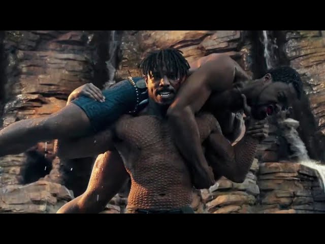 Vídeo relacionado con Marvel Black Panther Killmonger Face To Face Retrait Sudadera con Capucha