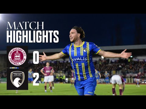 FC Chelmsford City 0-2 AFC Association Football Club Weston Super Mare 