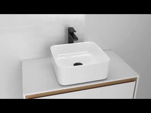 Миниатюра изображения товара Умывальник со смесителем Cersanit Moduo 50 Square / 63570 + 63111