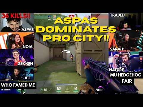 ASPAS Drops 36 kills in Pro city against Nature, sarah and Traded!!!