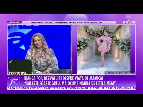 Ispita Bianca Pop, dezvăluiri despre viața de mămică