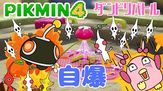 【ピクミン4】爆弾で自爆！！ピクミンさよなら【ダンドリバトル】