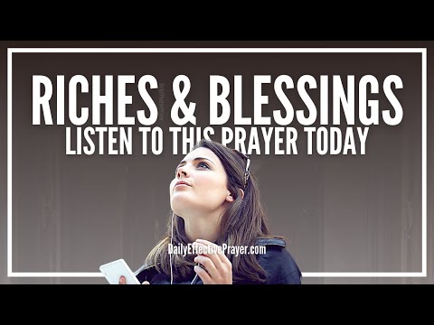 Prayer For Spiritual Riches and Supernatural Blessings